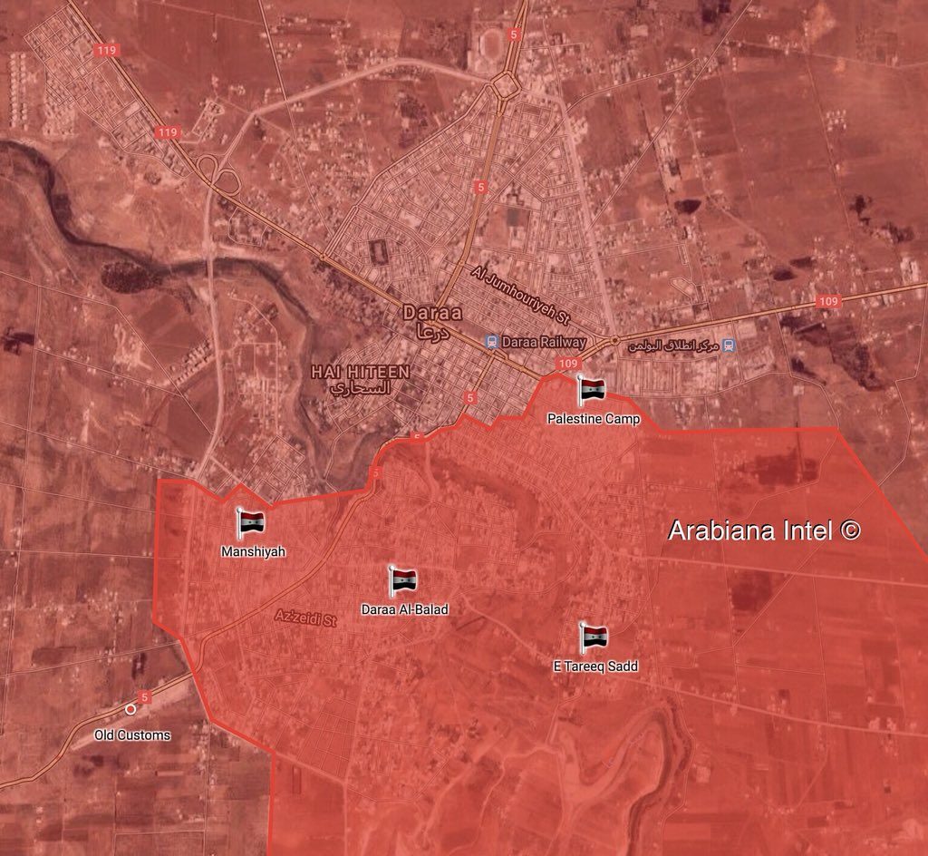 Syrian And Russian Forces Liberate Southern Part Of Daraa City (Photos, Maps)