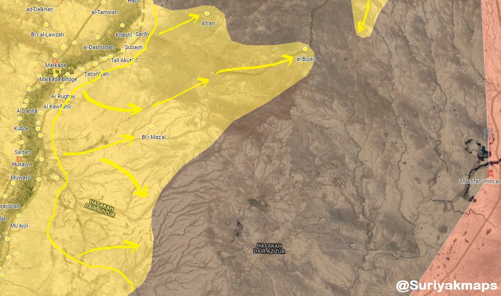 US-backed Forces Capture Sixteen Villages From ISIS In Eastern Syria (Map)