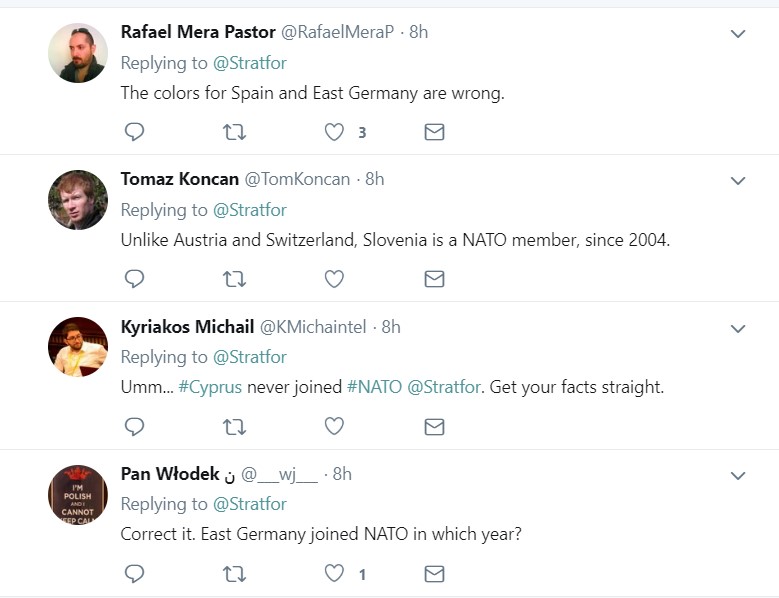 Stratfor Fails To Point Out NATO Member States And Their Dates Of Membership Properly On 'Exclusive Map'