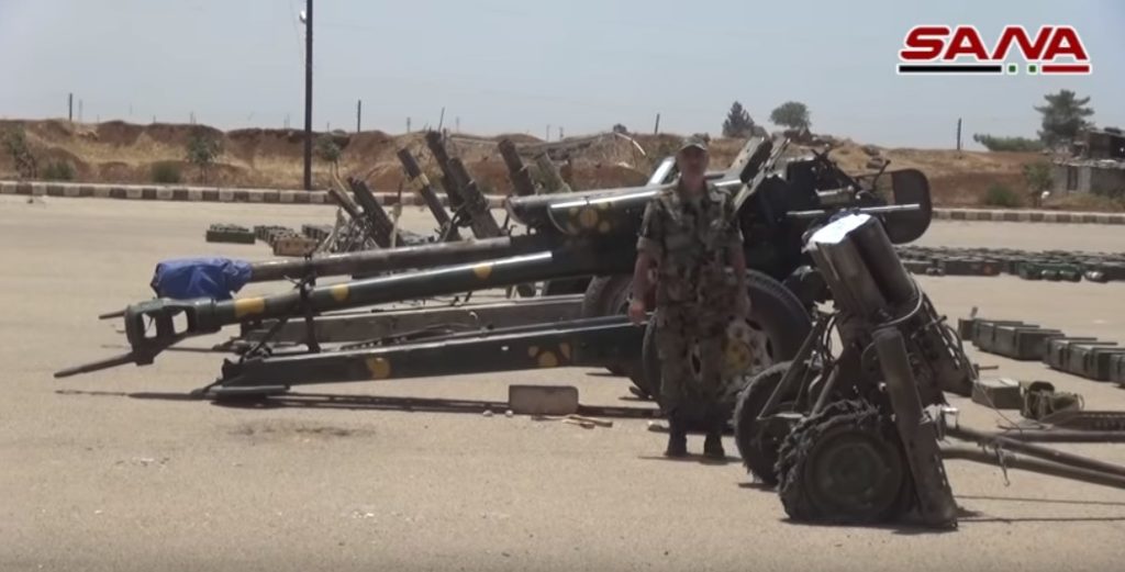 Army Troops Capture Large Amount Of Weapons, Including US-made, During Their Advance In Southern Syria (Videos, Photos)