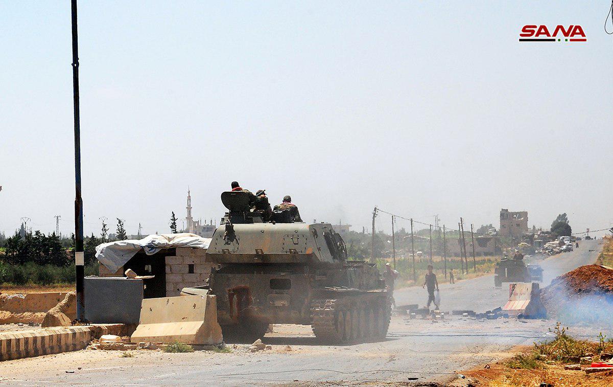 Syrian Millitary Enters The Last Stronghold Of Free Syrian Army In Daraa