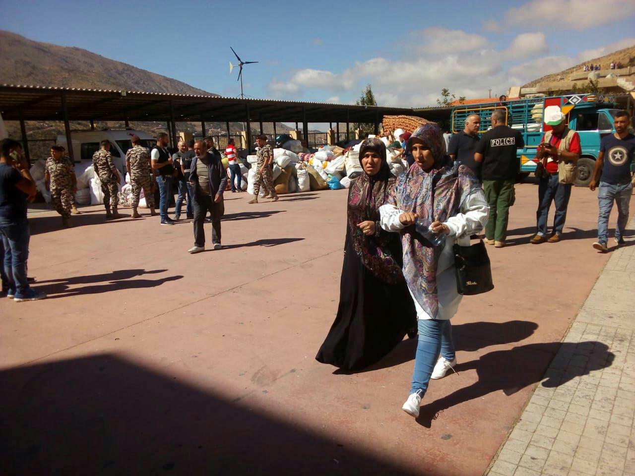 Hundreds Of Syrian Refugees Return From Lebanon To Syria's Beit Jinn And Al-Zabadani