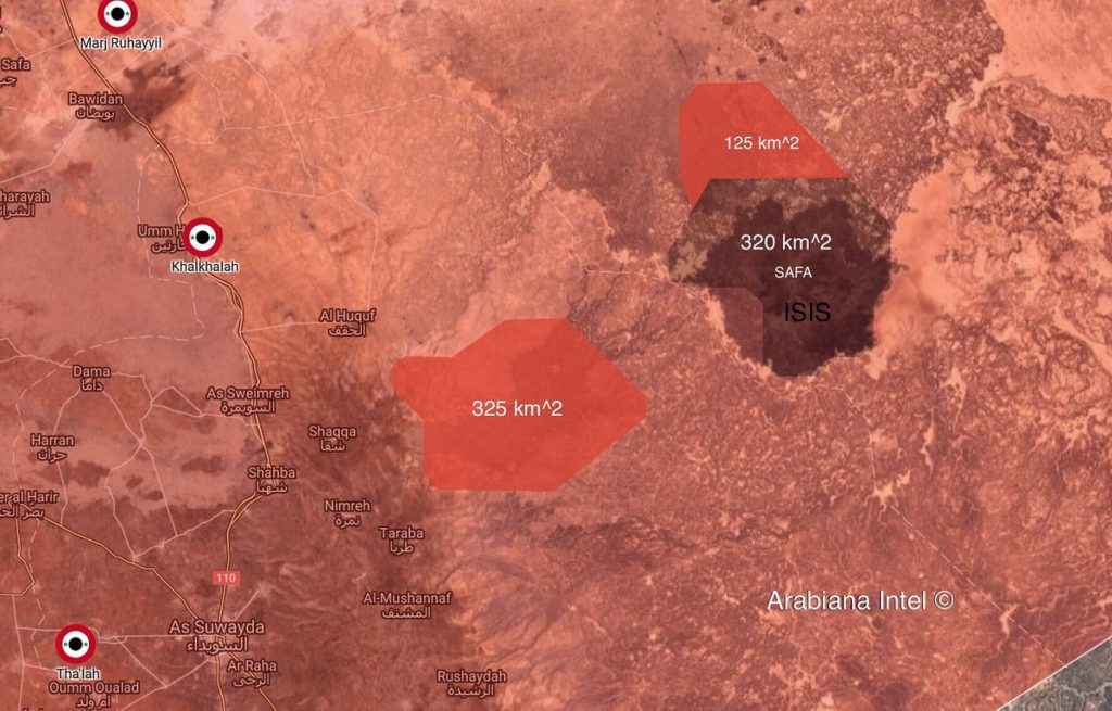 In Maps: Syrian Army's Military Operation Against ISIS Cells In Eastern Al-Suwayda