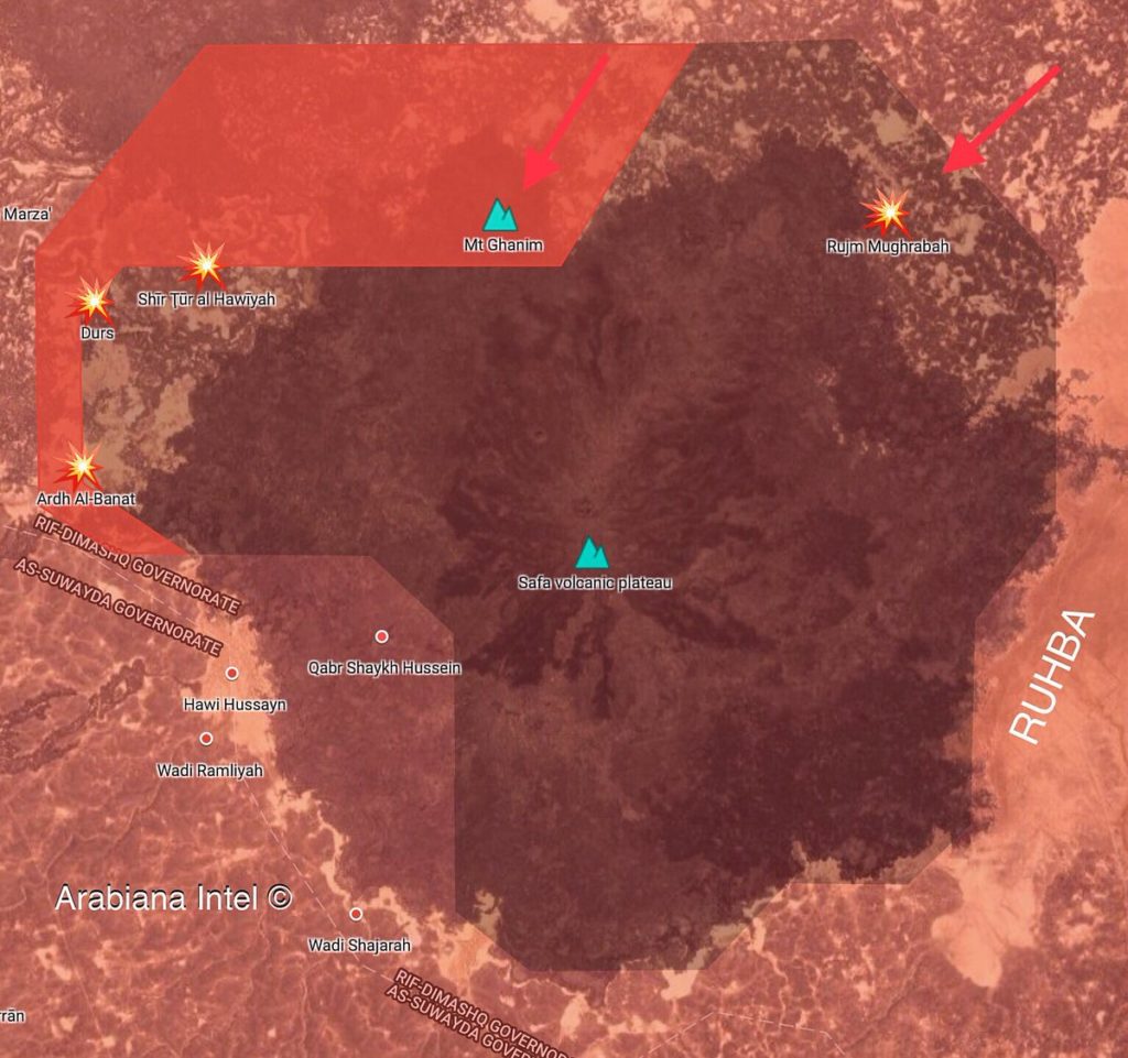 Government Forces Retake Abu Ghanim Mount From ISIS Cells In Rif Dimashq Province (Map)