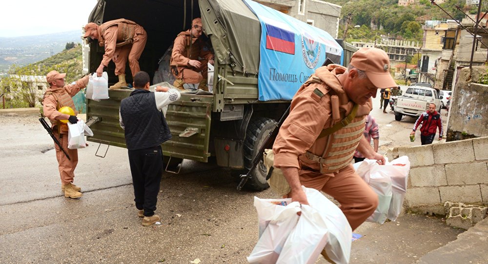 Over 3.7 Tonnes Of Humanitarian Aid Delivered To Syria’s Rif Dimashq Province