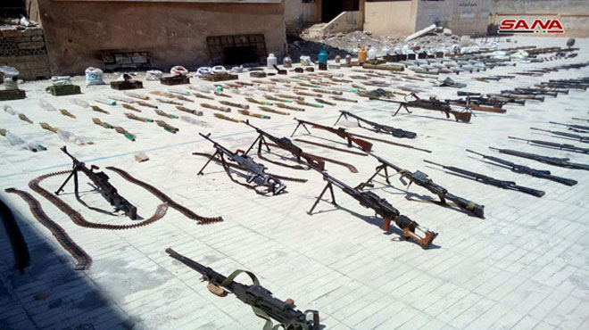 Government Troops Discover Loads Of Weapons In Northern Homs (Photos, Video)