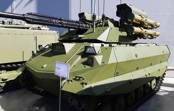 Russia's Syria-Tested Combat Robot Uran-9 Got 12 Flamethrowers