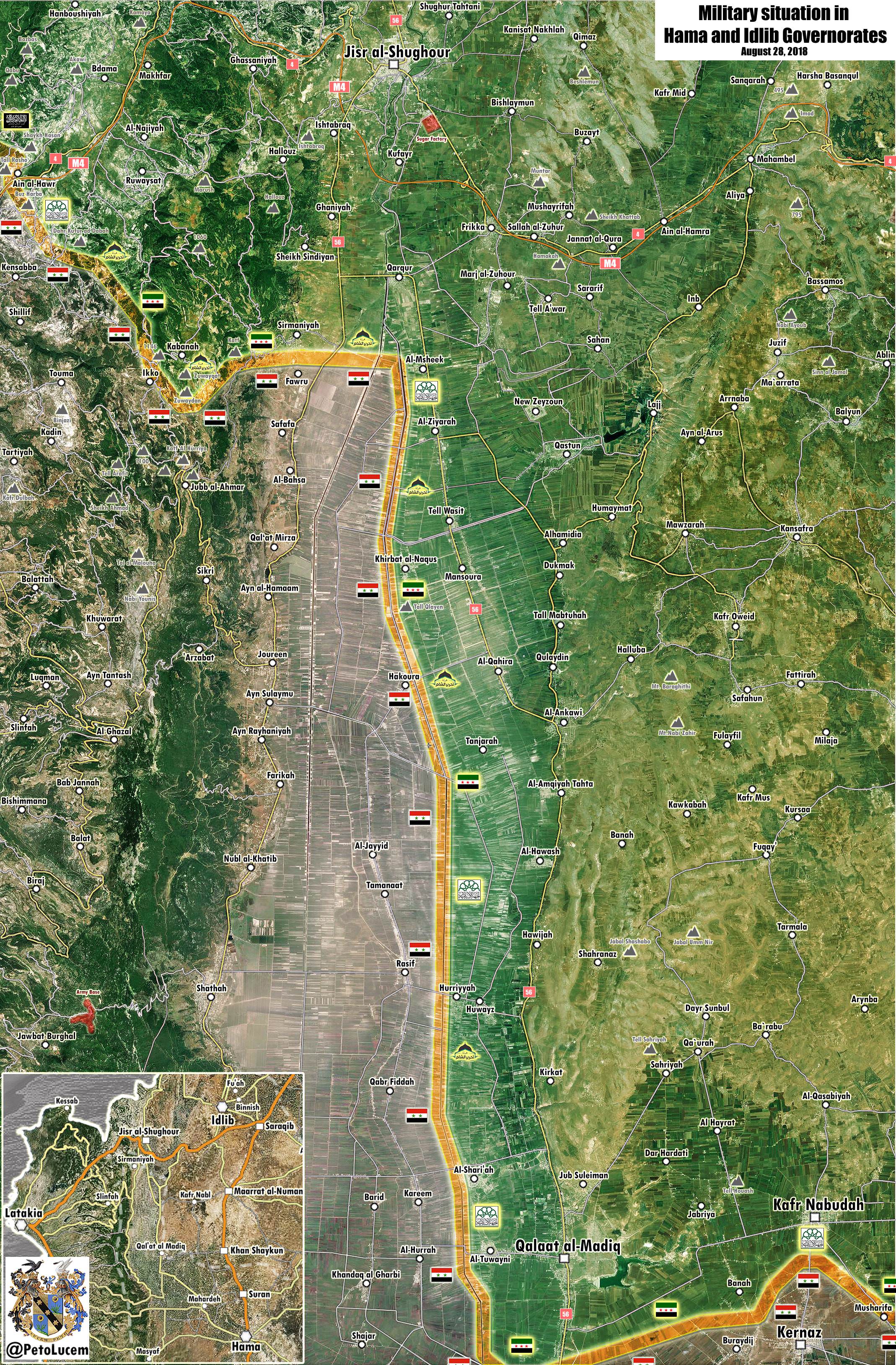 Military Situation In Northeastern Latakia And Northwestern Hama Ahead Of Expected Syrian Army Advance (Map Update)