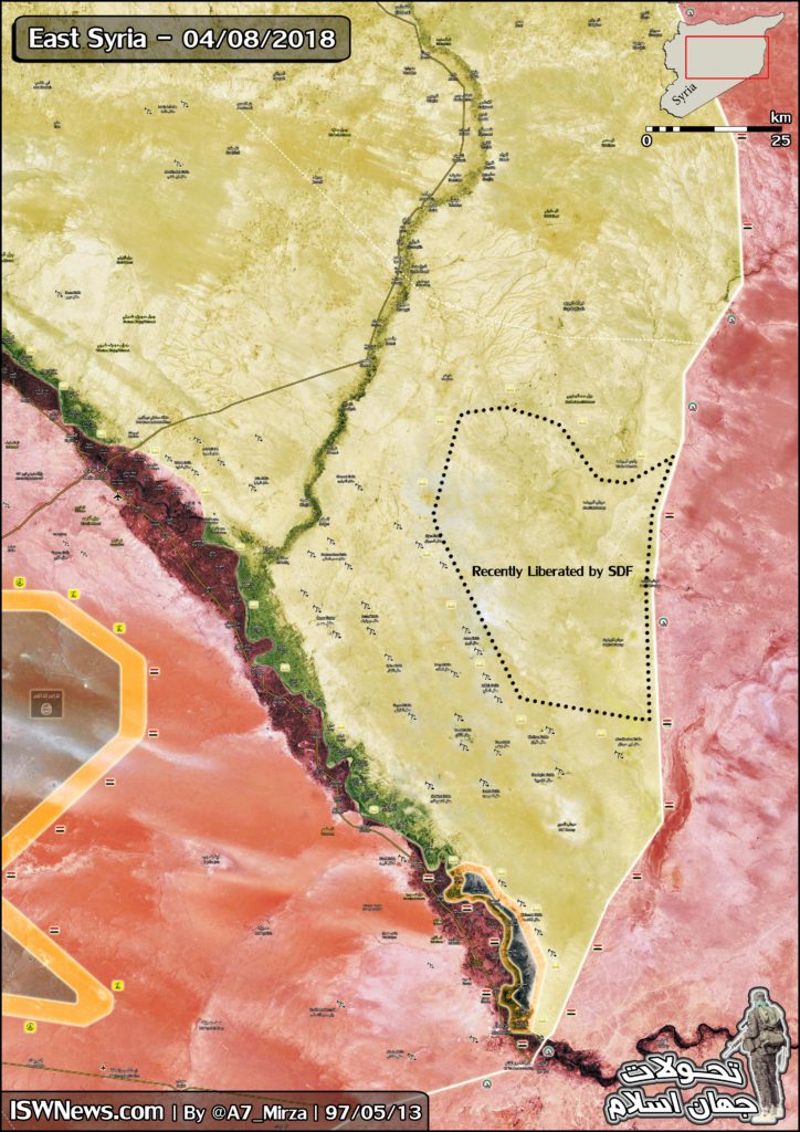 Map Update: US-backed Forces Declare Full Control Of Syrian-Iraqi Border On Eastern Bank Of Euphrates