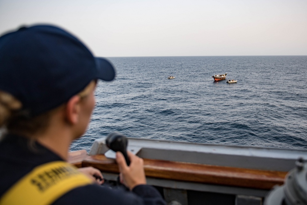 In Photos: US Navy Seizes Skiff Carrying Over 1,000 Automatic Rifles In Gulf Of Aden