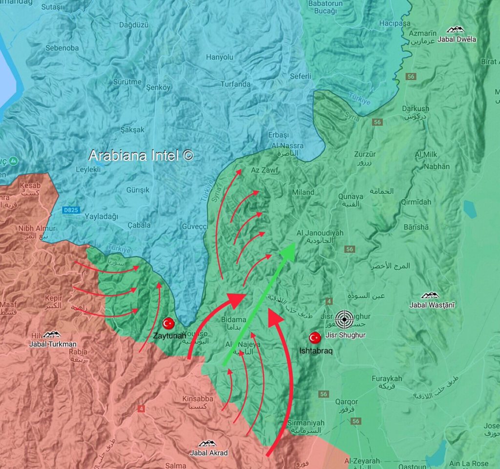 In Maps: Possible Scenario Of Syrian Army Advance In Idlib