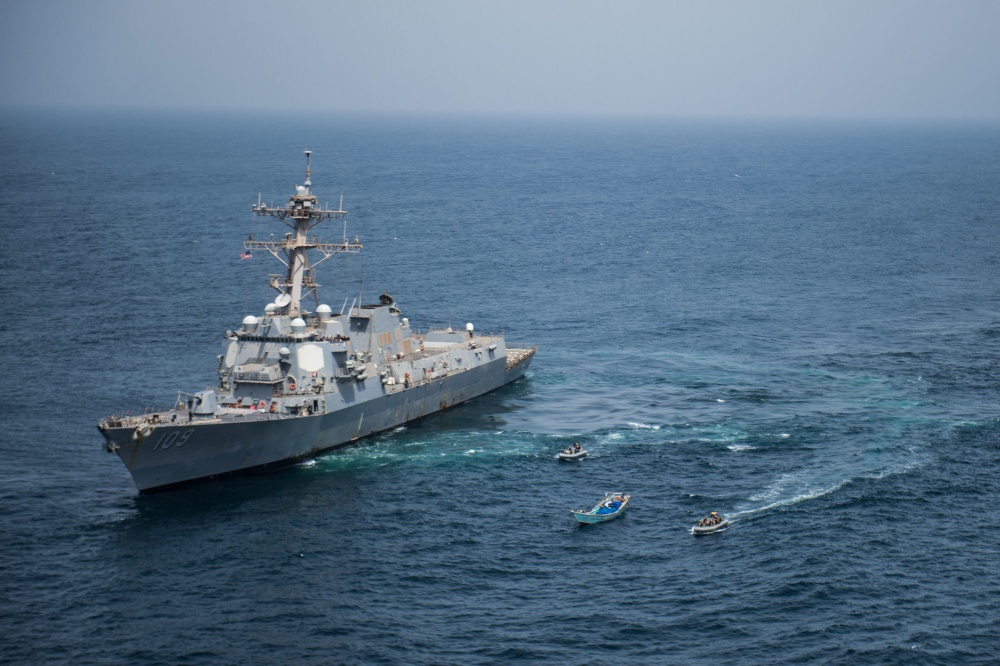 In Photos: US Navy Seizes Skiff Carrying Over 1,000 Automatic Rifles In Gulf Of Aden