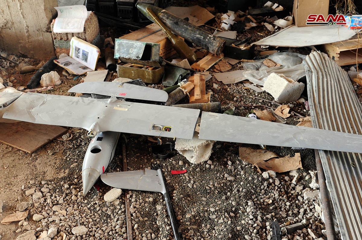 Syrian Troops Uncover Israeli-Made UAVs In Area Captured From ISIS In Western Daraa (Photos)