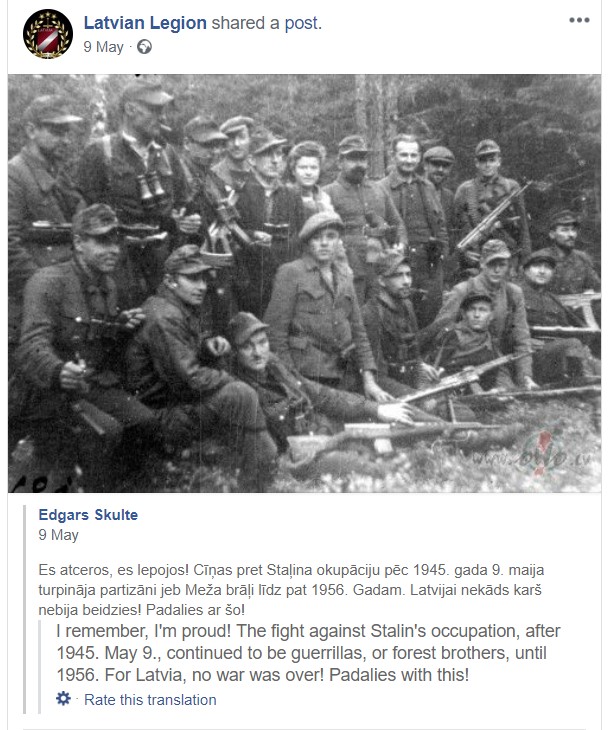 Facebook Appologies For 'Accident' Ban Of Page Promoting Latvian Legion “Waffen SS”