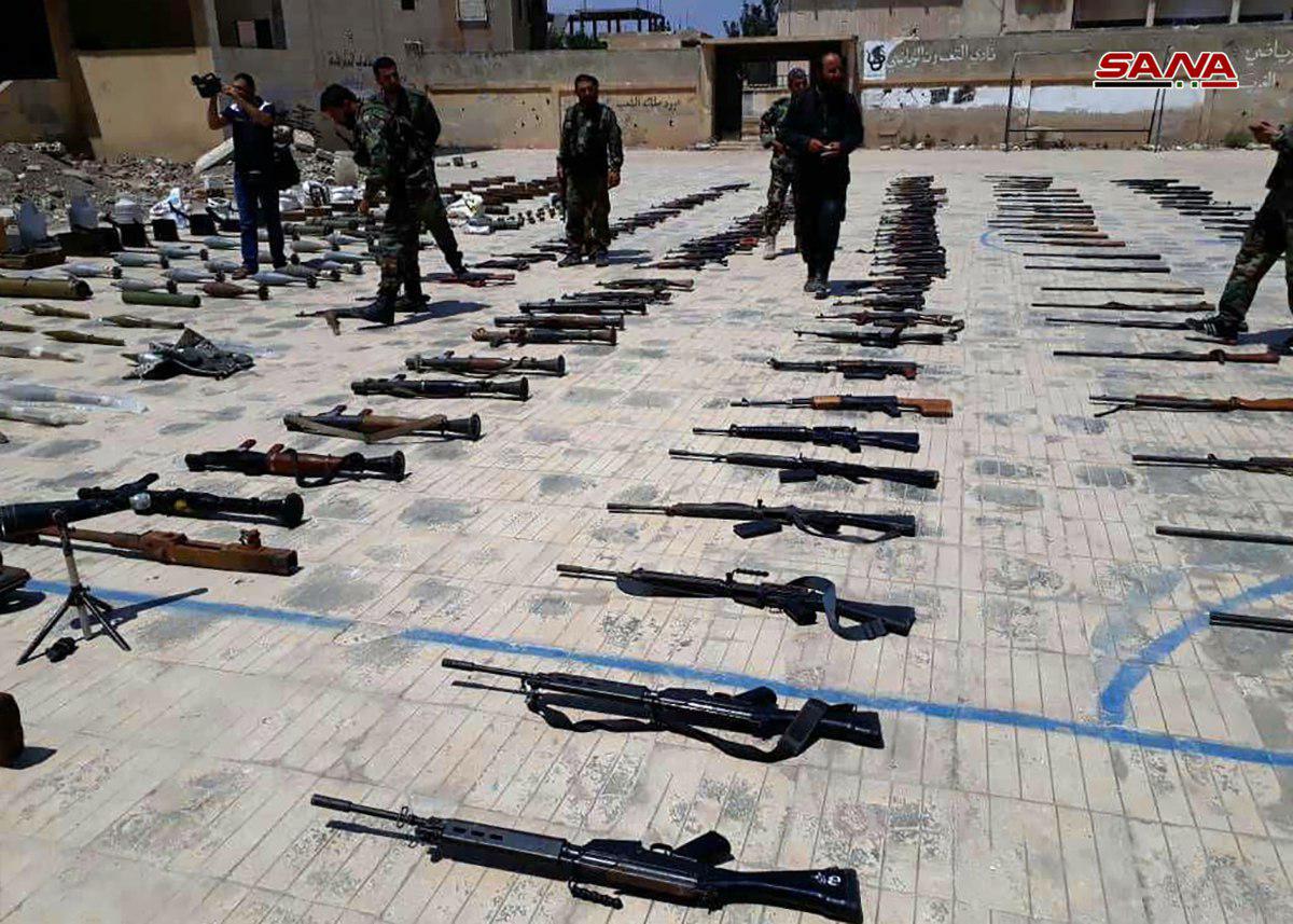 Government Troops Discover Loads Of Weapons In Northern Homs (Photos, Video)