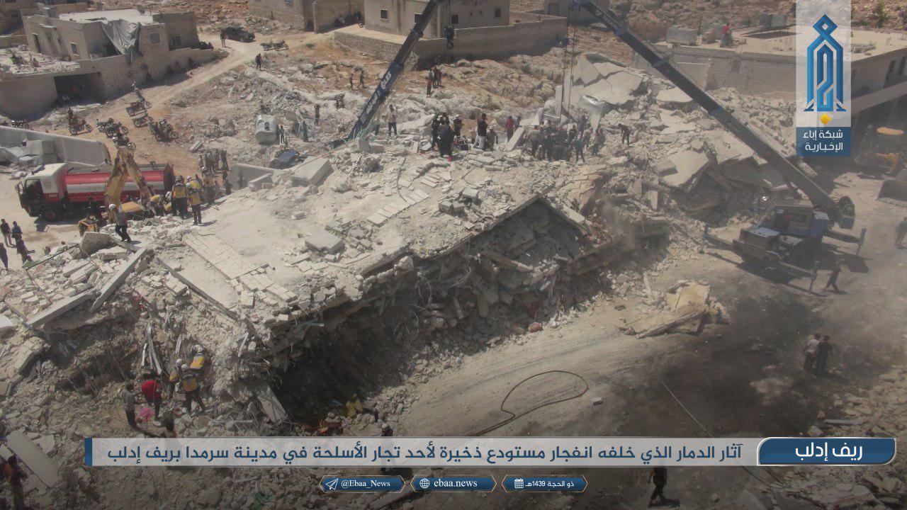 Ammo Depot Explosion Kills Dozens In Syria's Northern Idlib (Photos)