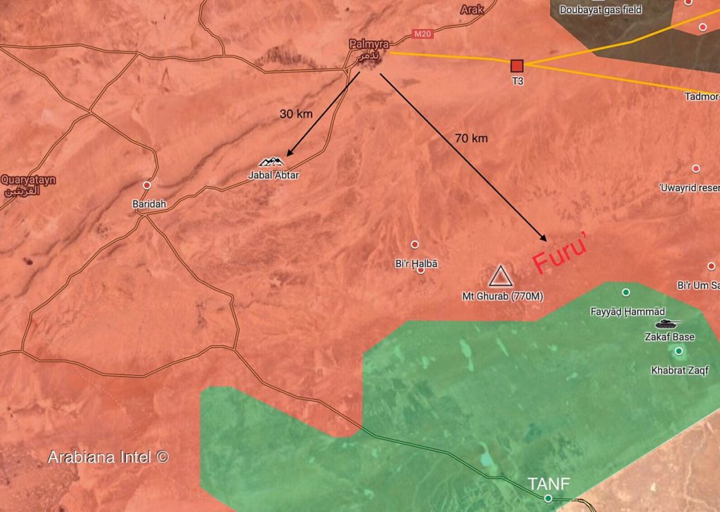 Syrian Army Continues Operations Against ISIS In Homs-Deir Ezzor Desert (Map)