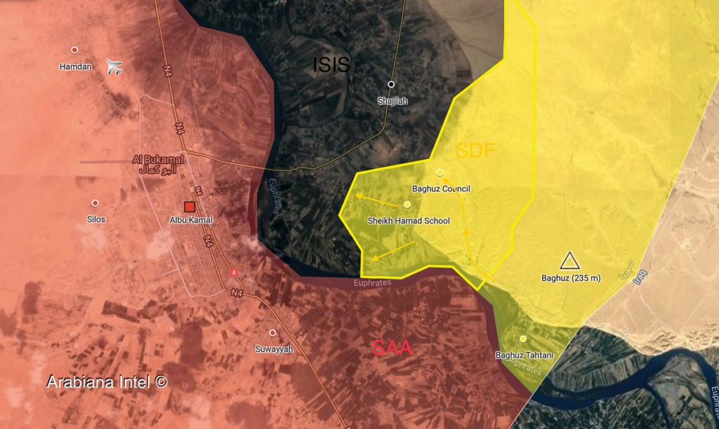 Map Update: SDF Advances On ISIS Positions In Syria's Deir Ezzor Province