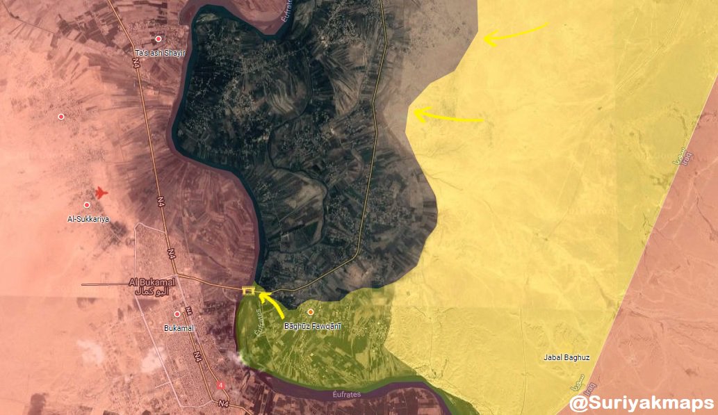 SDF Repels Large ISIS Attack, Continues Advance In Euphrates Valley (Map)