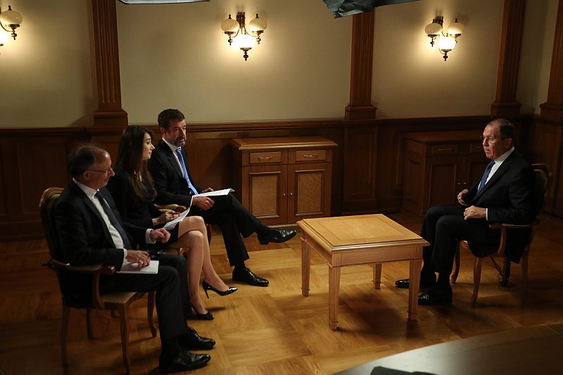 Foreign Minister Sergey Lavrov’s Interview With RT France, Paris Match and Le Figaro