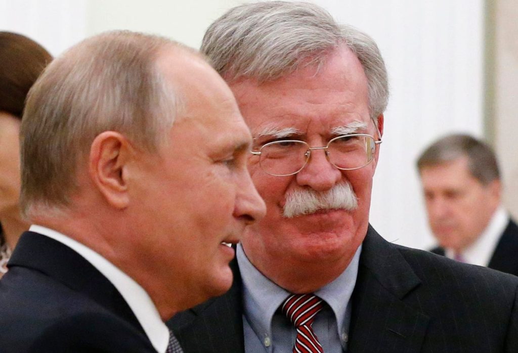 'Not Olives But Arrows'. Putin-Bolton Meeting Shows Deep Contradictions Over INF Treaty, Other Issues