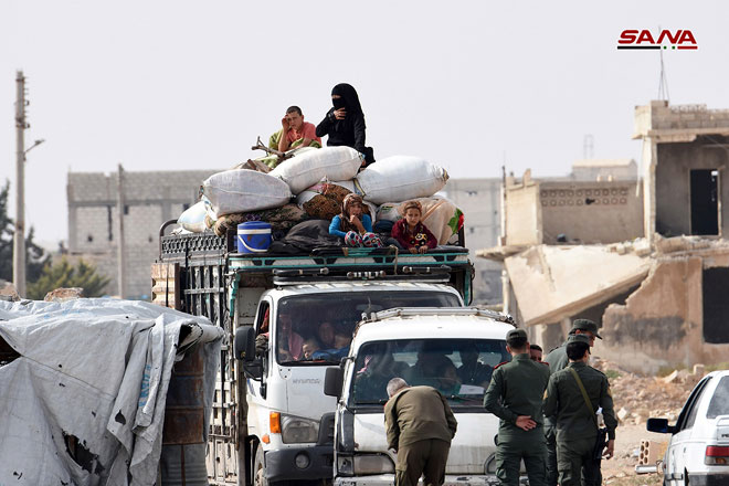 More Civilians Flee Militant-held Area In Idlib To Government-Controlled Territory (Photos)