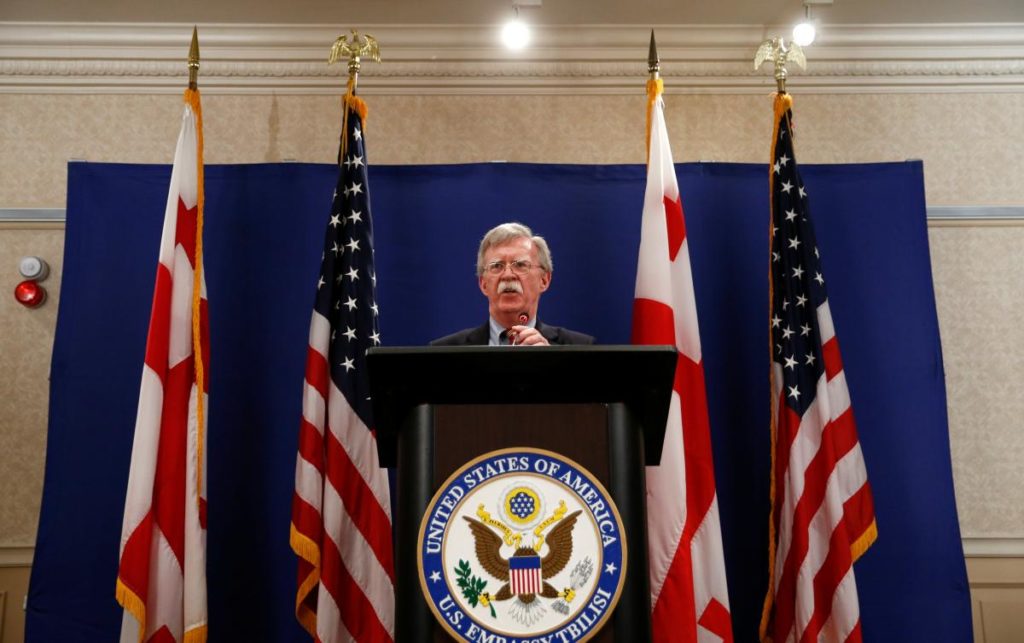 Bolton Says Russia Should "Stop Interfering" In US Elections And "Get Out" Of Crimea And Donbass