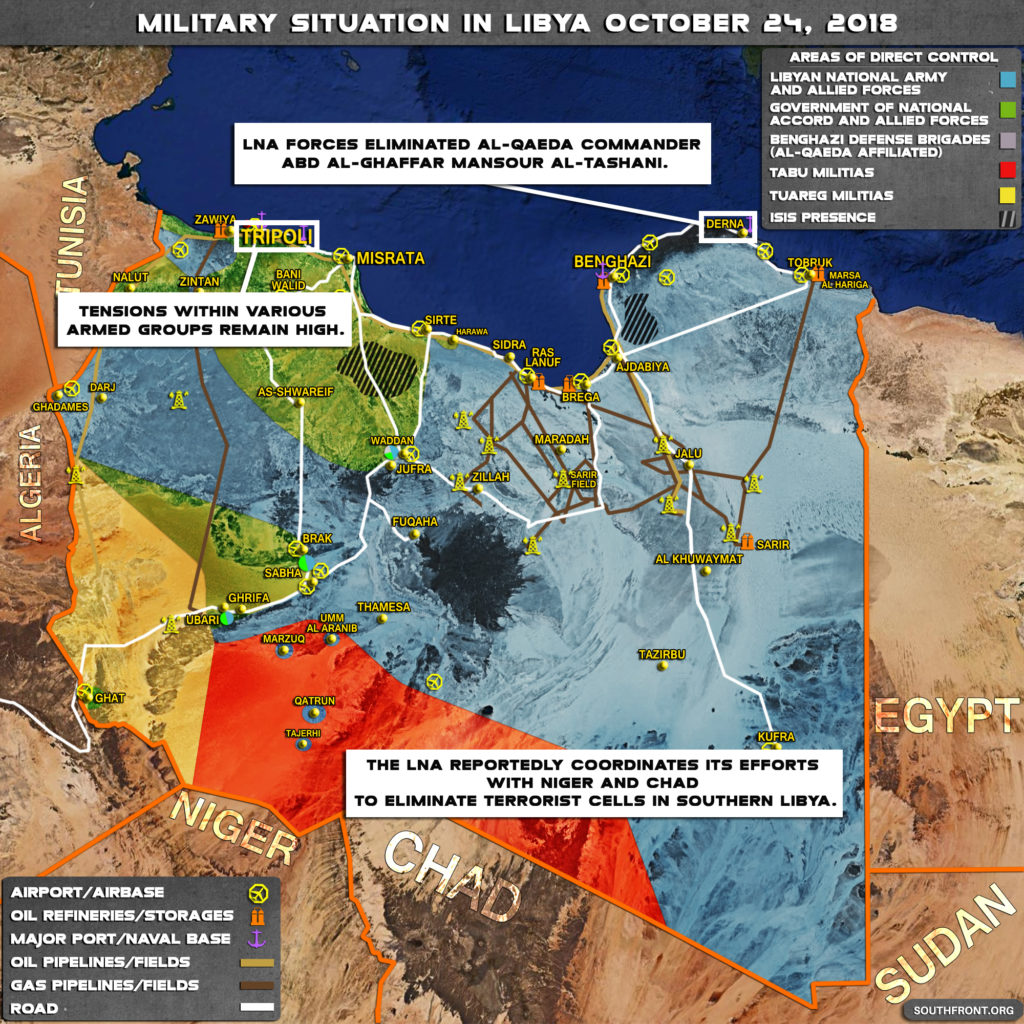 LNA Works With Chad And Niger To Eliminate Terrorist Cells In Southern Libya (MAP)