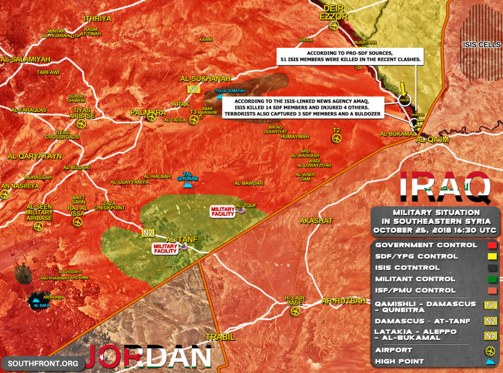 Map Update: US-backed Forces Advance On ISIS Positions In Euphrates Valley