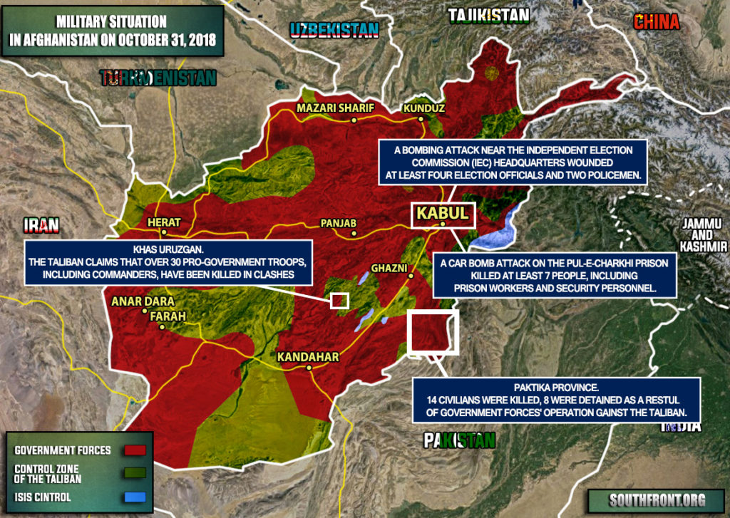 Over 30 Pro-Government Fighters Killed In Clashes With Taliban In Central Afghanistan: Report