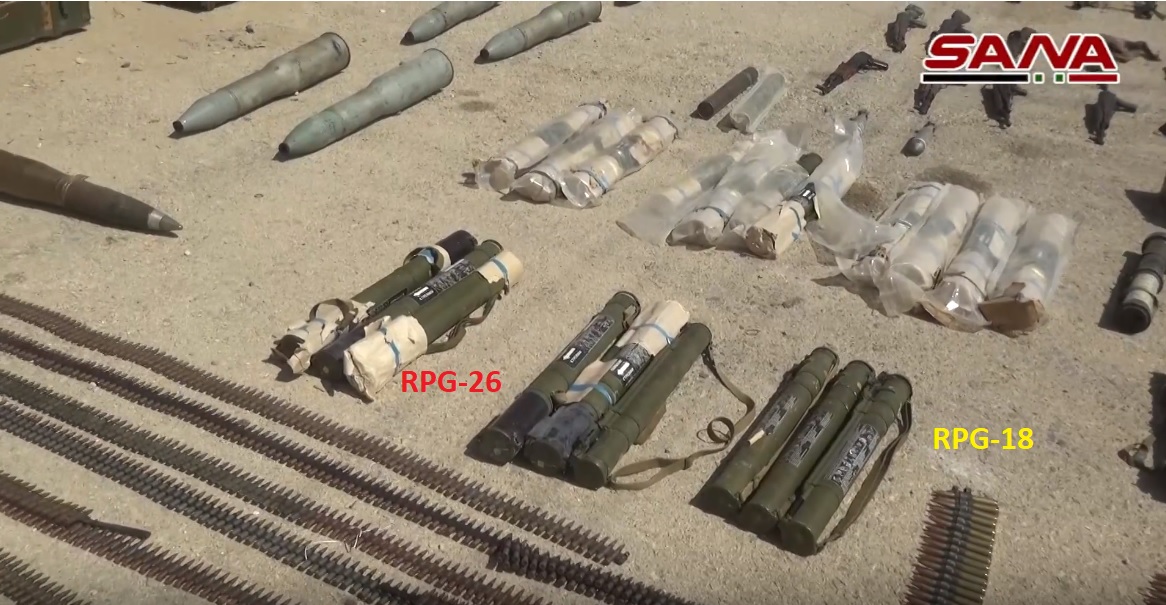 Syrian Army Uncovers Loads Of Weapons In Hama, Al-Suwayda And Deir Ezzor (Video, Photos)