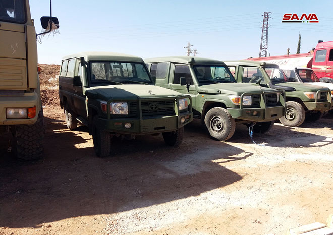 Syrian Security Forces Seize Weapons Caches Left Behind By Militants In Homs, Quneitra Provinces (Photos)