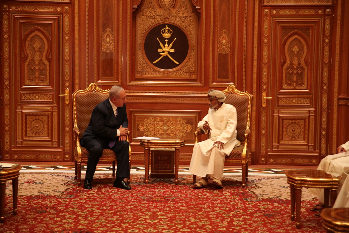 Israel Prime Minister Makes Surprise Visit To Oman. This May Be Part Of Indirect Negotiations With Iran