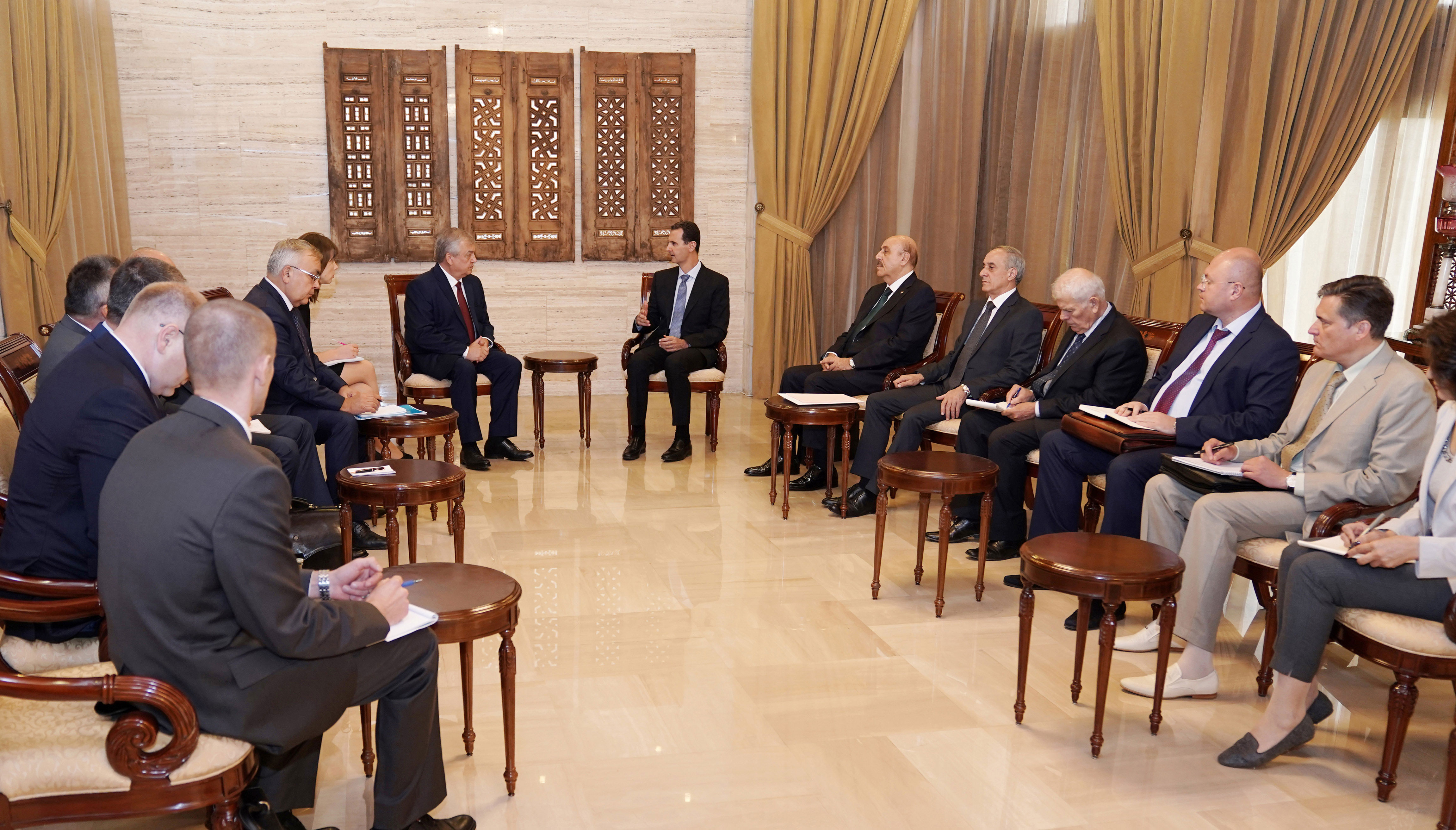 Assad Meets With Russian President’s Special Envoy To Discuss Situation In Syria