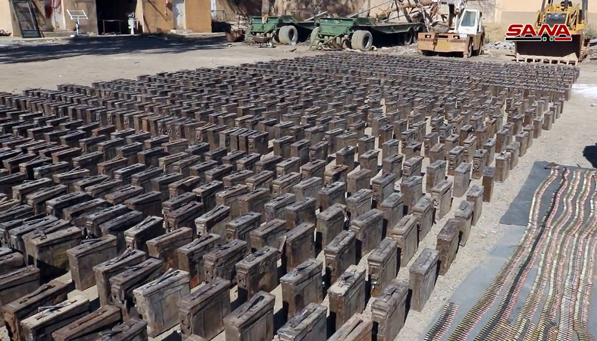 Syrian Army Uncovers Tons Of US-Supplied Ammunition In Southern Deir Ezzor (Photos)