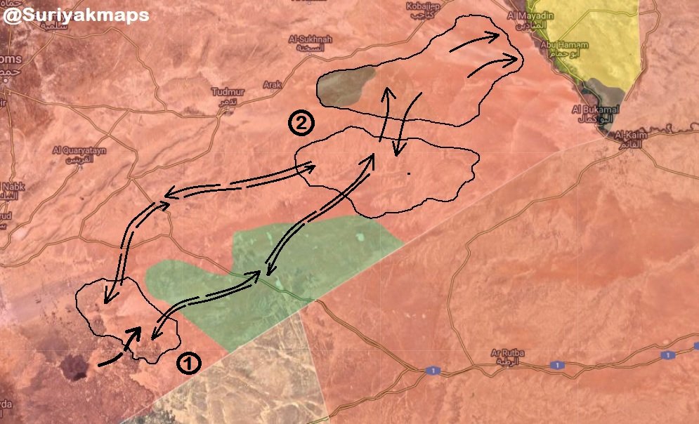 Map: ISIS Cells Presence In Eastern Syria