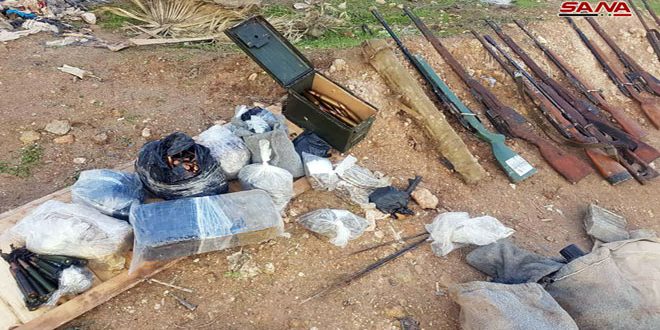 In Photos: Syrian Security Forces Discover Weapons Caches Left Behind By Militants In Homs, Damascus