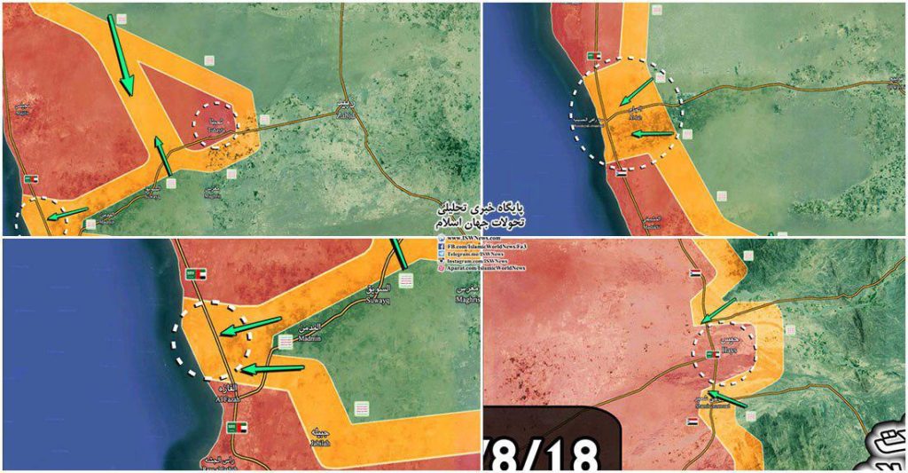 Overview Of Military Situation In Yemen On November 9, 2018 (Maps)