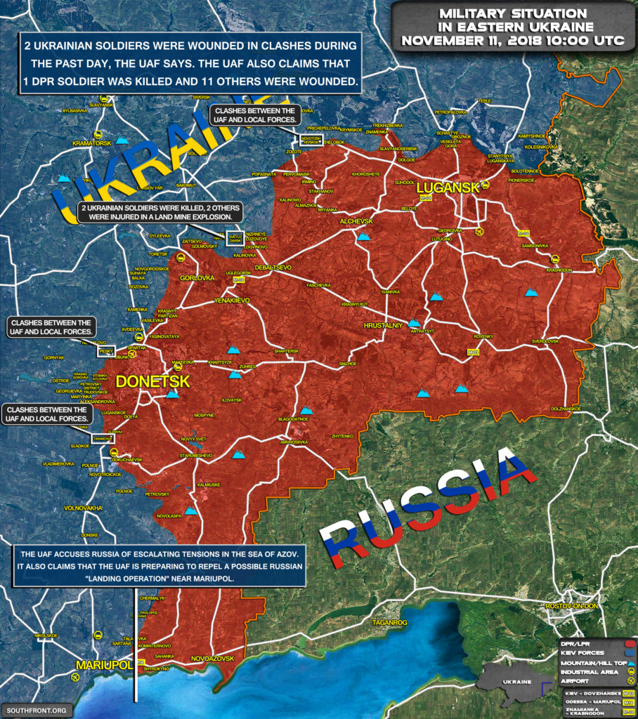 2 Ukrainian Soldiers Died, 2 Received Wounds In Land Mine Explosion In Region Of Donbass (Map)