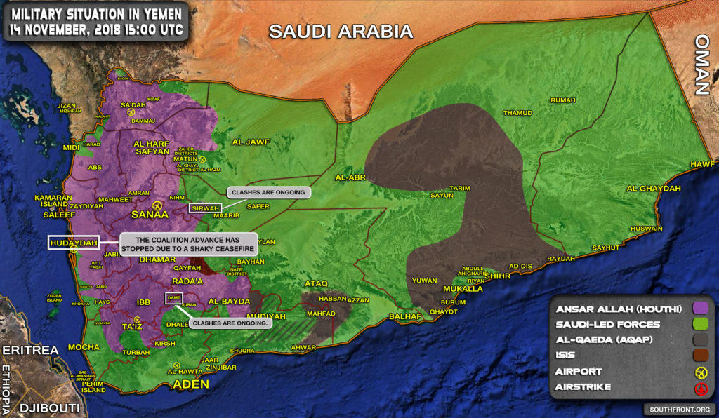 Saudi-led Coalition's Advance On Al-Hudaydah Slowly Appears To Be Another Failure (Map Update)