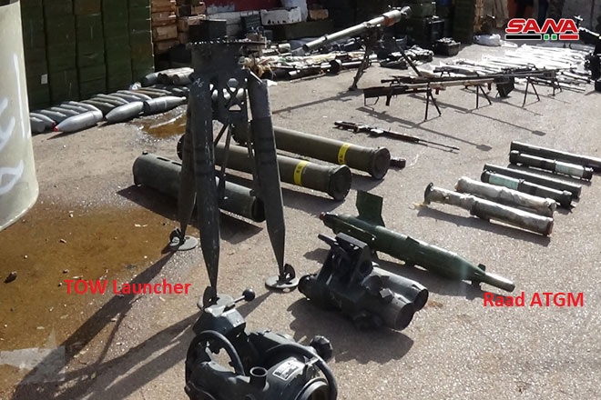 TOW Missiles And Other US-Supplied Weapons Are Seized By Syrian Army In Southern Syria (Video, Photos)