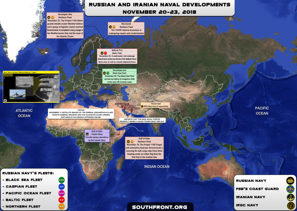 Iranian, Russian Naval Developments On November 20-23, 2018