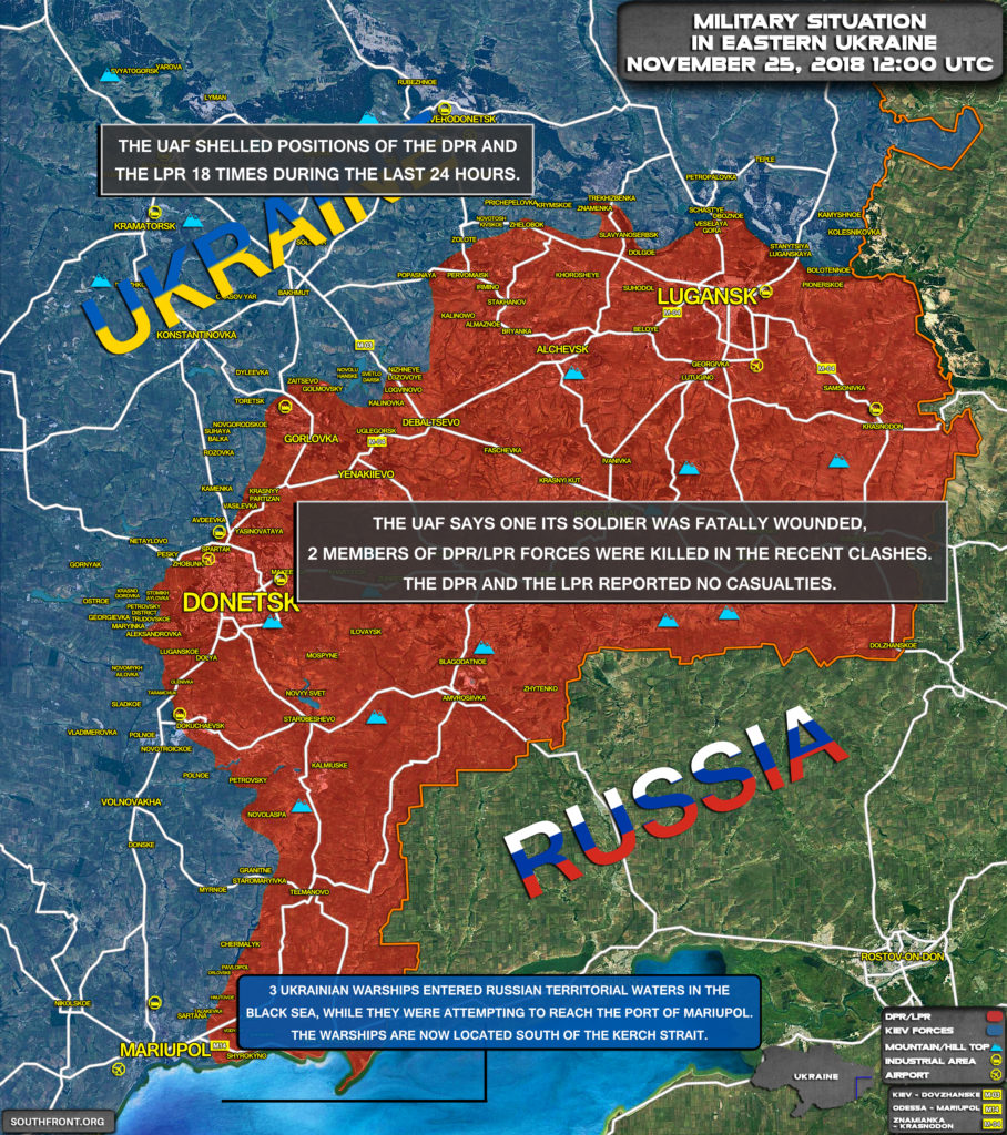 Poroshenko Regime Is Provoking Conflict With Russia In Waters Off Crimea (Photos, Video, Map)