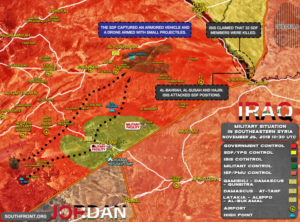 US-backed Forces Continue Their Struggle Against ISIS 'Super Pocket' In Euphrates Valley (Map)