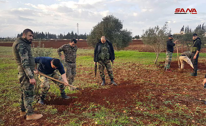 In Photos: Syrian Security Forces Discover Weapons Caches Left Behind By Militants In Homs, Damascus