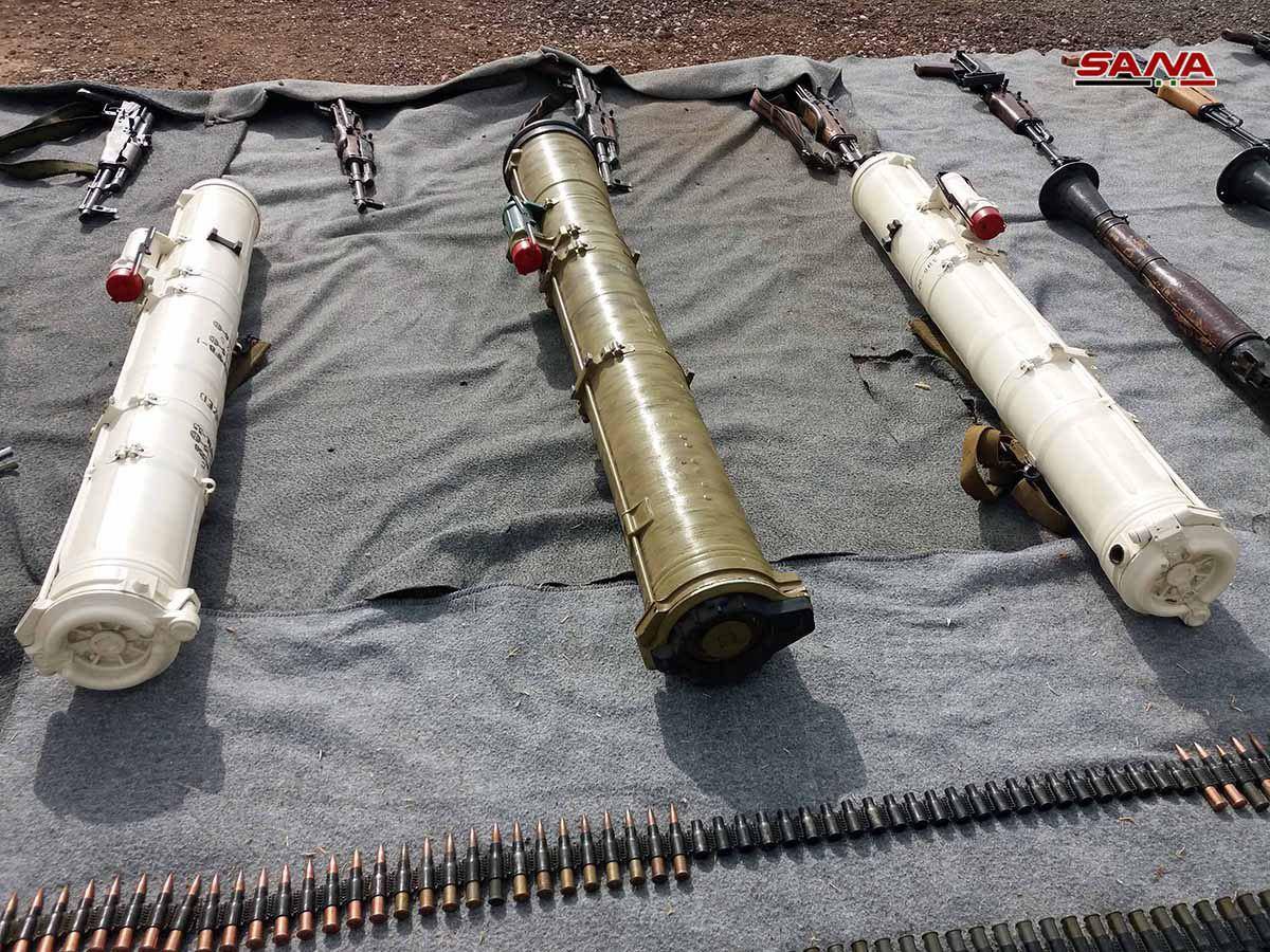 Syrian Army Seizes More US-Supplied Weapons Abandoned By Militants In Damascus And Al-Quneitra (Photos)