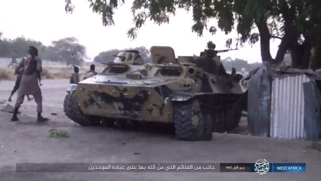 ISIS Kills 43 Niger Soldiers, Captures 2 Battle Tanks & Other Equipment Near Lake Chad (Photos)