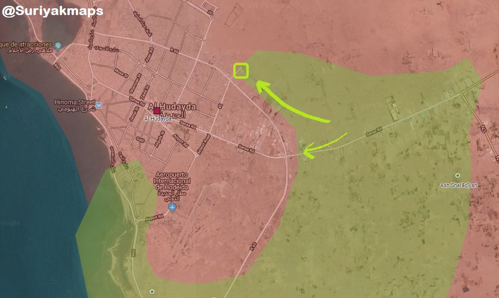 Saudi-Led Coalition Forces Launch Large-Scale Attack On Al-Hudaydah, Reach City Entrances (Map, Videos)