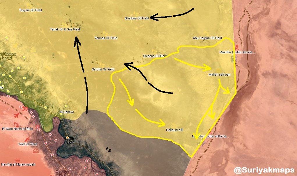 ISIS Launches Large Attack On SDF-Held Oil Field In Southeastern Deir Ezzor (Map, Photos)