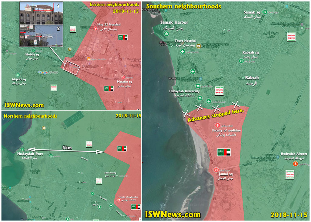 In Maps: Military Situation In Yemen's Al-Hudaydah After Saudi Decision To Halt Its Advance On Port City